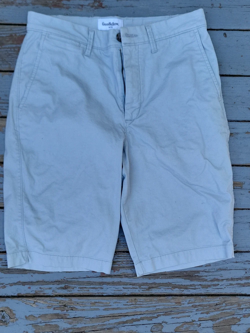 Goodfellow & Co Men's Light Gray Chino Shorts - Neutral Casual Staple